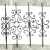 European-Style Wrought Iron Window Railing Forged Wrought Iron Door and Window Accessories Export Quality