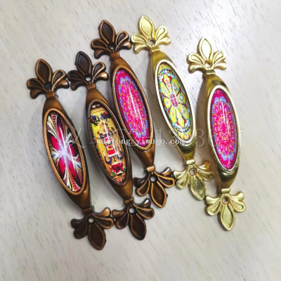 New Element Door Handle Drawer Handle New Handcrafted Painting Color Oil Handle Factory Direct Sales