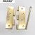 Factory Direct Sales Copper-Plated Core-Pulling Hinge Home Door Hinge Furniture Hardware Accessories