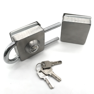 Factory Direct Sales Household Glass Door Lock Two-Way Door Lock Household Bag Hardware Lock Door Parts