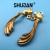 Factory Direct Sales Golden Feather Window Handle Furniture Hardware Accessories