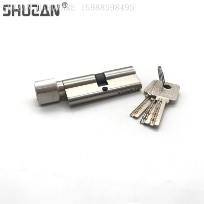 Customizable Silver Modern Simple Mechanical Lock Cylinder Furniture Hardware Hardware Accessories