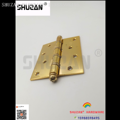 for Foreign Trade Household Mute Damping Hinge Old-Fashioned Door and Window Hinge Arc Hole Hinge Door and Window Accessories