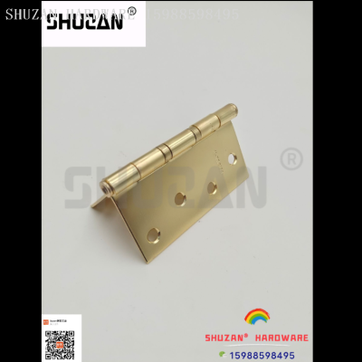 for Foreign Trade Household Anti-Theft Hinge Old-Fashioned Bearing Hinge Curved Hole Stainless Steel Hinge Door and Window Accessories