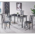 Simple Fashion Dining Table Stone Plate Dining Table Glass Dining Table