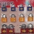 Suction Card Lock, Shell Suction Card Lock, Paper Card Lock, Imitation Copper Lock, Imitation Copper 12 Suction Cards, Red Bronze Suction Card