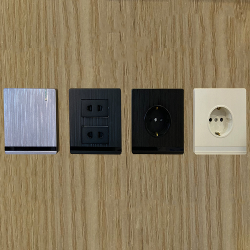 yaki series socket switch wall switch socket system home decoration european standard concealed matte