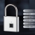 Smart Fingerprint Padlock Outdoor Waterproof Anti-Rust Padlock Smart Electronic Padlock Head Door Anti-Theft Password Lock Cabinet