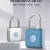 Smart Lock Fingerprint Lock Household Password Lock Small Lock Lock Head Dormitory Cabinet Door Lock Waterproof Suitable for Xiaomi Padlock