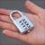 Push-Button Password Lock Padlock with Password Required Luggage Lock Security Lock Wardrobe Cabinet Lock Password Lock Door Lock
