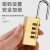 Solid Pure Copper Padlock with Password Required Luggage Lock Dormitory Cabinet Lock Gym Mini Password Lock Waterproof Small Lock