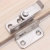 Stainless Steel Padlock Door Latch Buckle Lock Open-Mounted Door Bolt Latch Lock Fixed Reverse Lock Door Latch