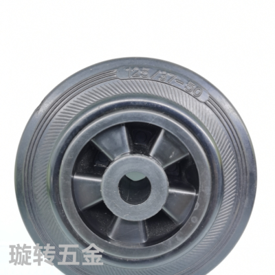 Piercing wheel garbage can wheel accessories solid tire wheels Outdoor