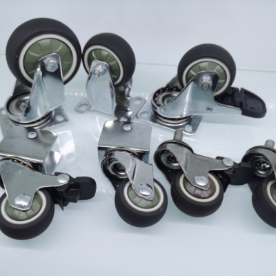 Rubber silent wheel various styles wear-resistant durable casters trolley platform trolley wheels furniture wheel