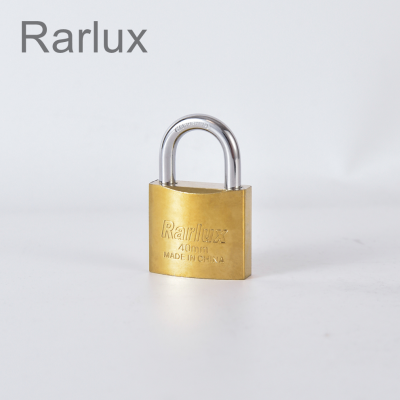 Rarlux 40mm Specification Imitation Copper Lock Dormitory Door Single Open Household Watch Box Lock Straight Open Security Window Padlock