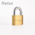 Rarlux One-Line Key Open Small Lock Open Padlock Anti-Theft Single Open Imitation Copper Padlock Direct Open Lock Head