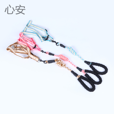 Foam Handle Dog Rope Dog Traction Chest and Back Rope Wholesale Vest Pet Supplies Explosion-Proof Dog Leash