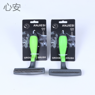Export Single and Double Row Knot Opening Knife Pet Shop Use Knot Untying Comb Dogs and Cats Hair Removal Comb Long Hair Comb to Open Knot and Fade Hair