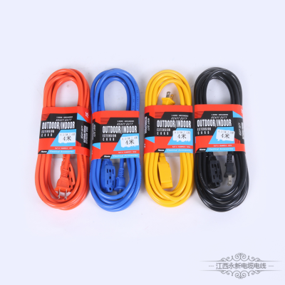 Multi-color optional 4-meter connector Fast charging source cable socket Multi-scenario Multi-hole socket power strip Factory direct sales various specifications and national standards can be customized