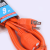 Orange three-hole power cord black 10-meter long extension cord Jiangxi Yongxin cable and wire factory direct sales