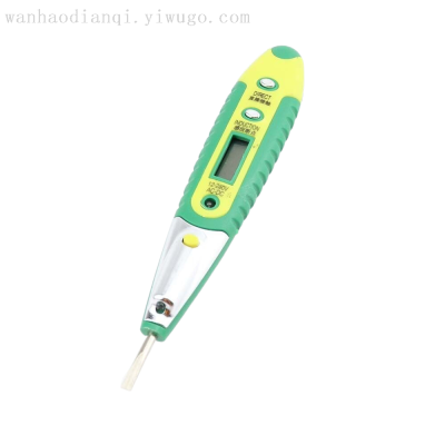 Comfortable Feel Silicone Material Combination Electroprobe Multifunctional Digital Display Design Test Pencil