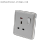 European Standard British Three-Hole Design Two-Color Optional Current Display Light Switch