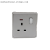 European Standard British Three-Hole Design Two-Color Optional Current Display Light Switch
