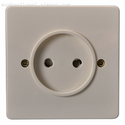 New Model Customized British Double Hole Flat Plug Style Switch Light and Convenient Switch Panel
