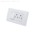 Good Quality Wholesale One Open American Double Three-Hole Wall Switch Socket