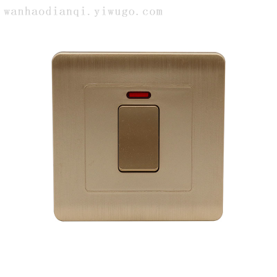2023 New 20A Arc Button Design Switch Advanced Color Matching Wall Switch