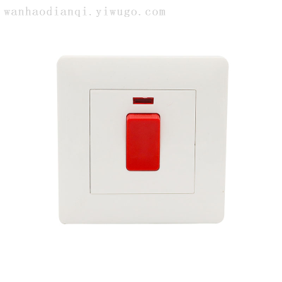 Factory Main Products Industrial Grade 45A High Power Panel Different Color Button Wall Switch