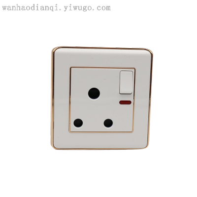 Customized Good Quality British One-Switch 13A with Current Display Light Panel Switch