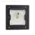 Simple Solid Color Wall Fixed Satellite Socket Light Luxury Golden Frame Design Panel Switch