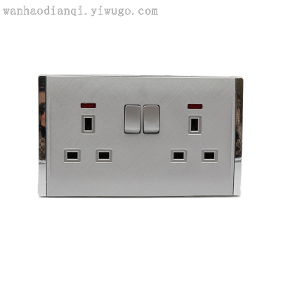 Home Surface-Mounted Different Color Splicing Frame Design Safety CE Certification Multi-Function Panel Switch