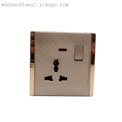 Lightweight Personality Dislocation 13A Universal Three-Hole Style Panel Switch