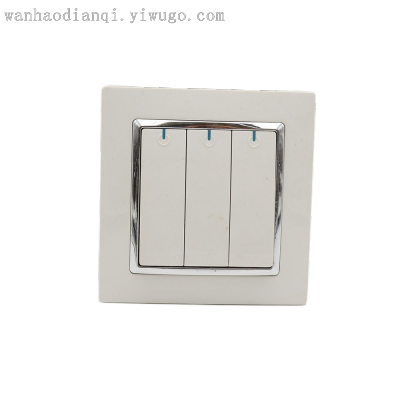 Design Safety CE Certification Protection 10ax250v Three-Switch Multi-Control Panel Switch