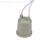 Industrial Grade Solid Color Ceramic Material Double Wiring Lamp Holder