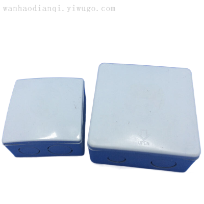 Open Cover Type High Quality Alloy Material Simple Color Matching Junction Box