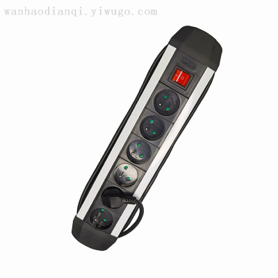 Factory Supplier French Cylinder Fixed Design Long Wiring Power Strip