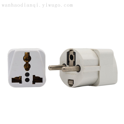 Multi-Color Selection European Standard round 2-Plug Style Small and Convenient Plug