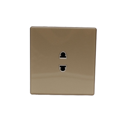Hot Selling Products Separate Two-Hole Panel Copper with Wall Switch