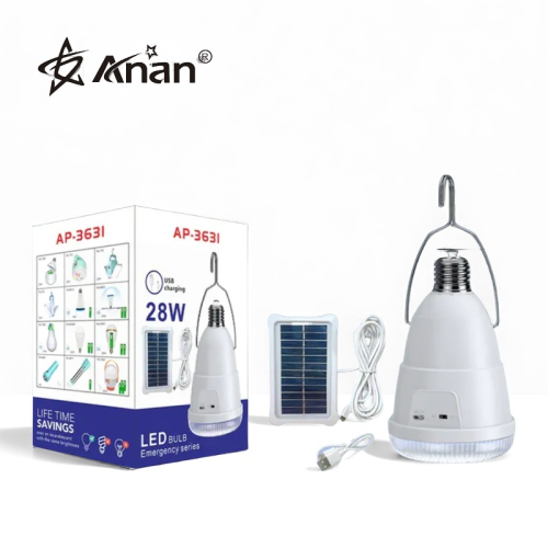 悬挂式太阳能应急灯 家用停电备用 高亮度LED 防水