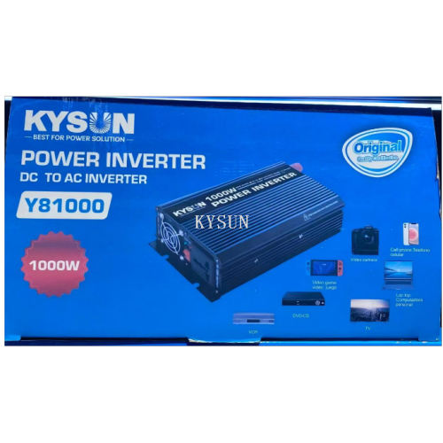 KYSUN Y8修正波太阳能逆变器电源转换器1000/1500W-12/24V