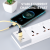 Silver-Plated High-End Sub-Control Switch Independent Switch Multi-Switch USB Charging Foreign Trade Export Socket
