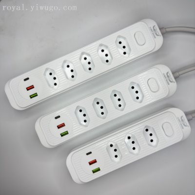 south america sanyuan brazil hole brazil certified brazil standard power strip socket patch panel power strip