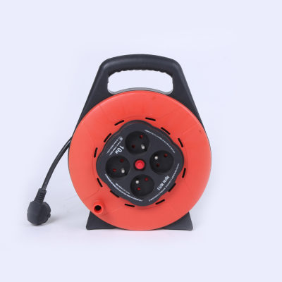 Factory Spot Direct Sales Multi-Functional Two-Color Jack Cable Winding Plate Engineering Construction Can Be Connected with 5-10 M Extension Cable