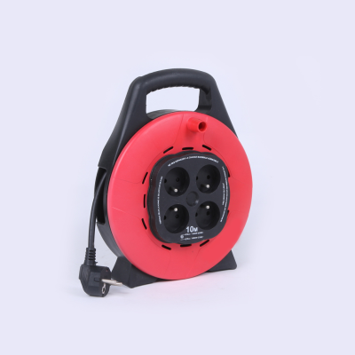 10 M Long Specification Mobile Drum Barrel Socket Portable Cable Reel Multi-Functional Cable Winding Plate Winding Roll