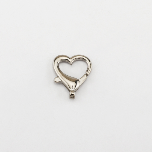 heart-shaped metal keychains alloy hanging buckle diy ornament key ring creative accessories bags key ring love heart