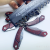 303 Small Wood Grain Knife Stainless Steel Wooden Handle Foldable Knife Convenient Key Chain Knife Camping Folding Fruit Knife