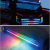 HCD Magic Color Horse Running Streamer DC12V-24V Sole Ambience Light High Brake Carbon Fiber Tail Night Light